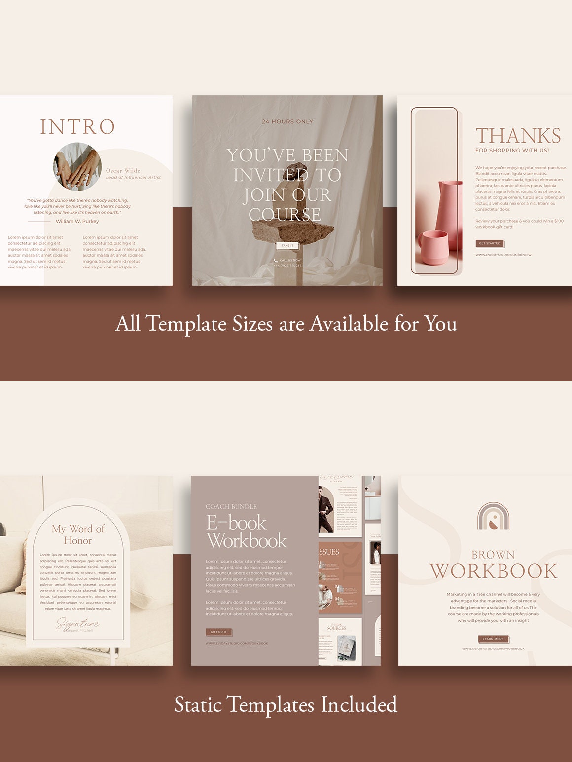 Canva template Lead magnet Social Media Pack. Instagram | Etsy