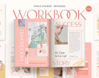 99-Page Workbook Canva Template for Coaches (US Letter & A4)
