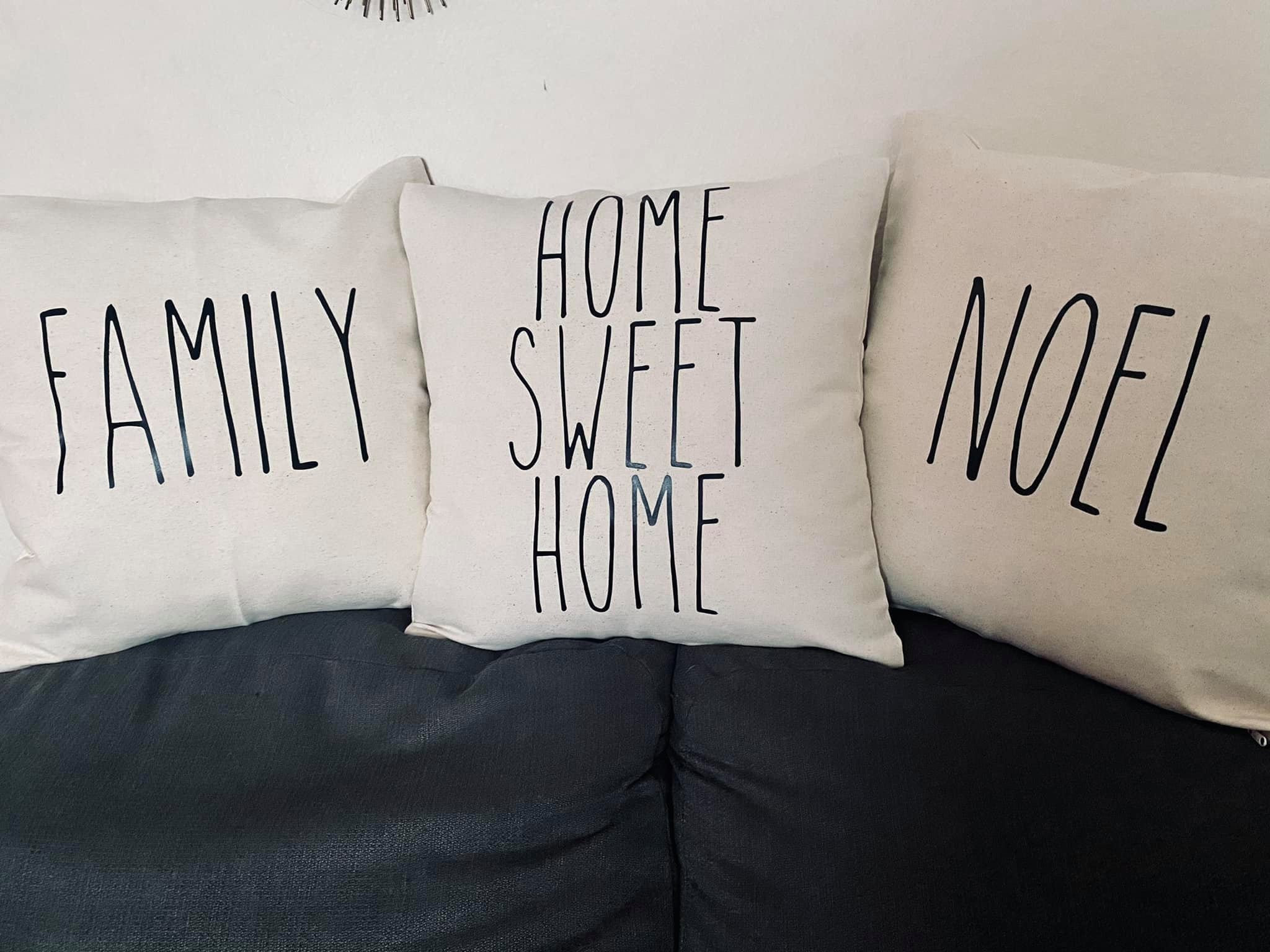 RAE DUNN INSPIRED pillow case Etsy