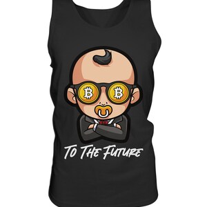 Bitcoin To The Future Bitcoin Btc Blockchain Crypto Bitcoins Krypto - Tank-Top