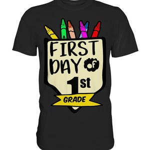 First Day of School Outfit – Colorful First Day of School – Premium Shirt