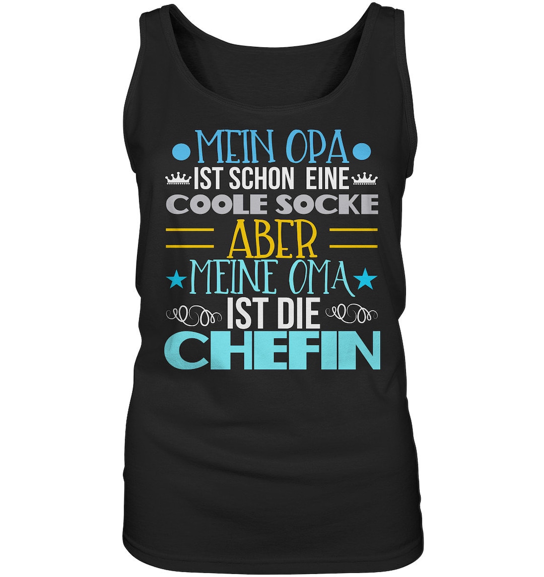 Opa und Oma Enkelkind Oma Geburtstag Oma und Opa Sprüche Ladies TankTop Etsy.de