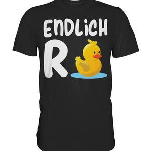 Finally retired with a duck – Funny pension gift for retirement pensioners – Premium Shirt
