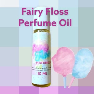Fairy Floss Perfume Oil Rollerball: Cotton Candy Scent (10 ml)