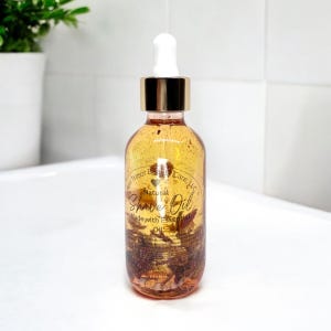 Peppermint Vanilla Shave Oil: Natural Pre-Shave Oil, 2 Oz