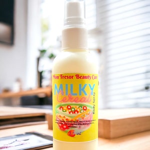 Milky cereal body spray, perfume spray, fragrance spray, vegan perfume, cruelty free beauty, gifts for her