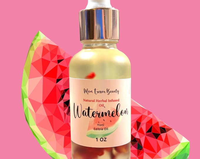 Watermelon Yoni Oil Edible Oil Vaginal Oil Yoni Health Etsy