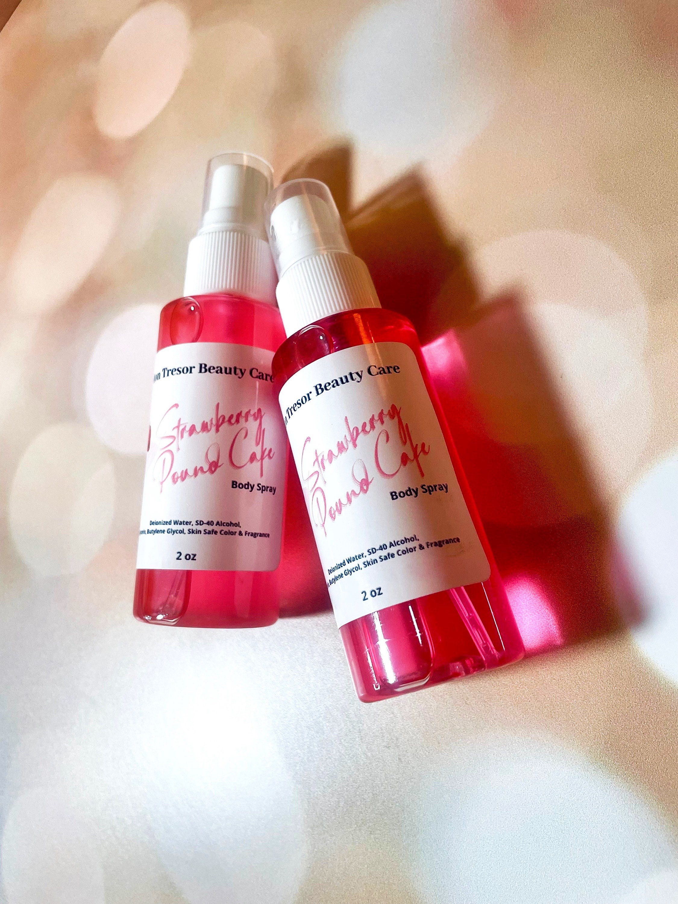 Strawberry Pound Cake Body Spray Body Splash Perfume Spray Etsy Canada