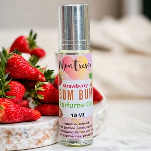 Strawberry Bum Bum Perfume Oil: Vegan Natural Fragrance