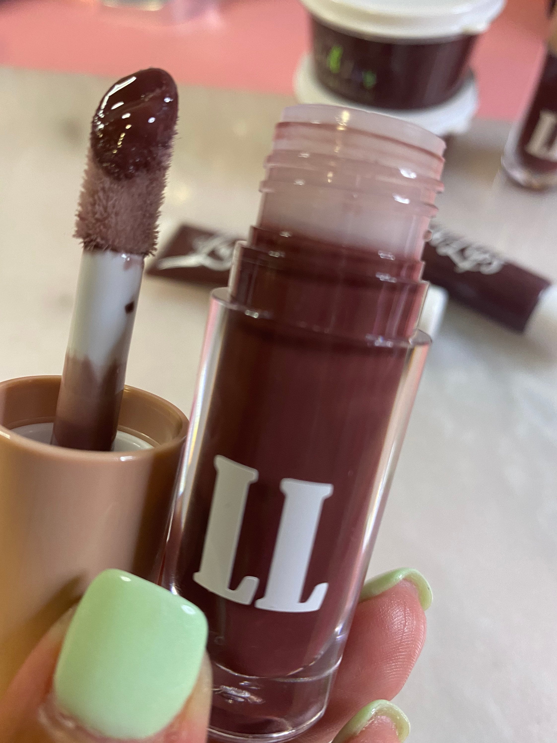 Black Cherry HIGHLY PIGMENTED Lip Gloss Scented in Black Etsy