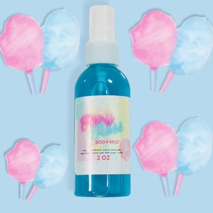 Fairy Floss body mist, body spray, perfume, vegan perfume, cruelty free beauty, fragrance spray, hair mist, gift for her