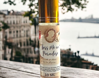 Aceite perfumado Kiss Me in Paradise: melón dulce, maracuyá, flor de banano