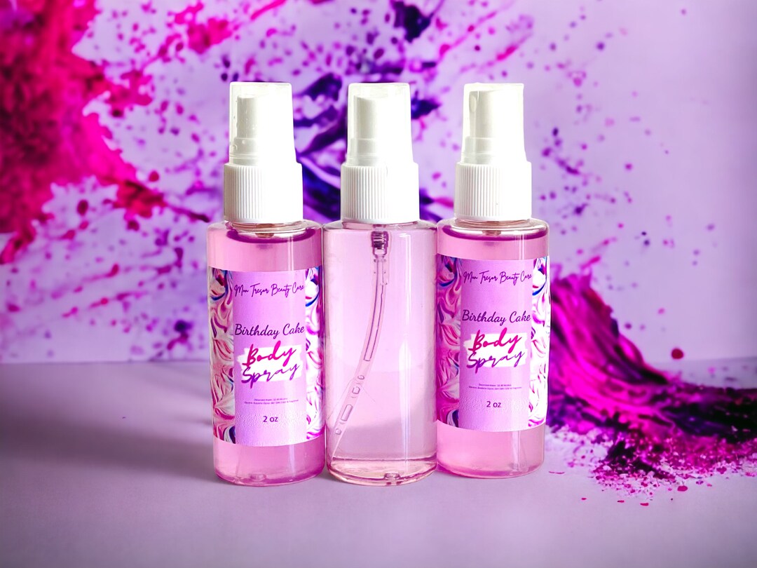Birthday Cake Body Spray, Body Mist, Birthday, Cake, Frosting, Body