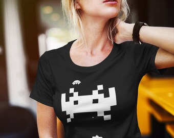 Invaders T-Shirt für den Geek, die glauben, dass Retro die Zukunft ist.