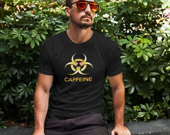 Unisex giftiges Koffein T-shirt