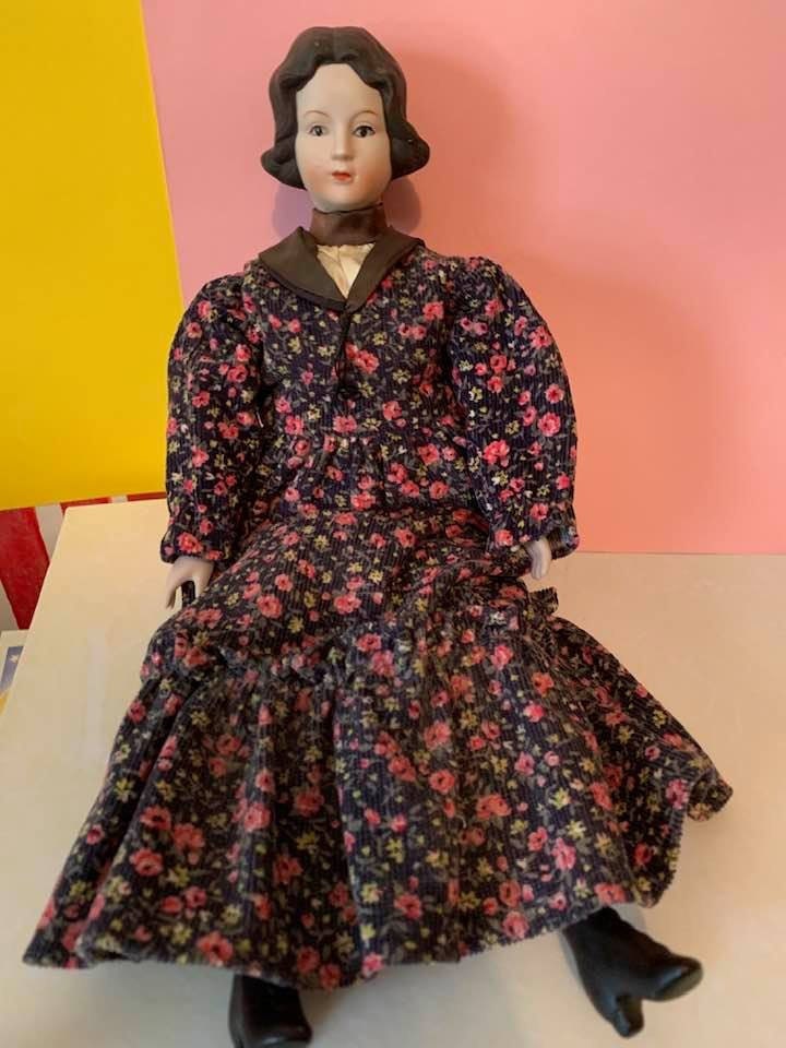 Rare Vintage Shackman Bisque Doll Handpainted Etsy