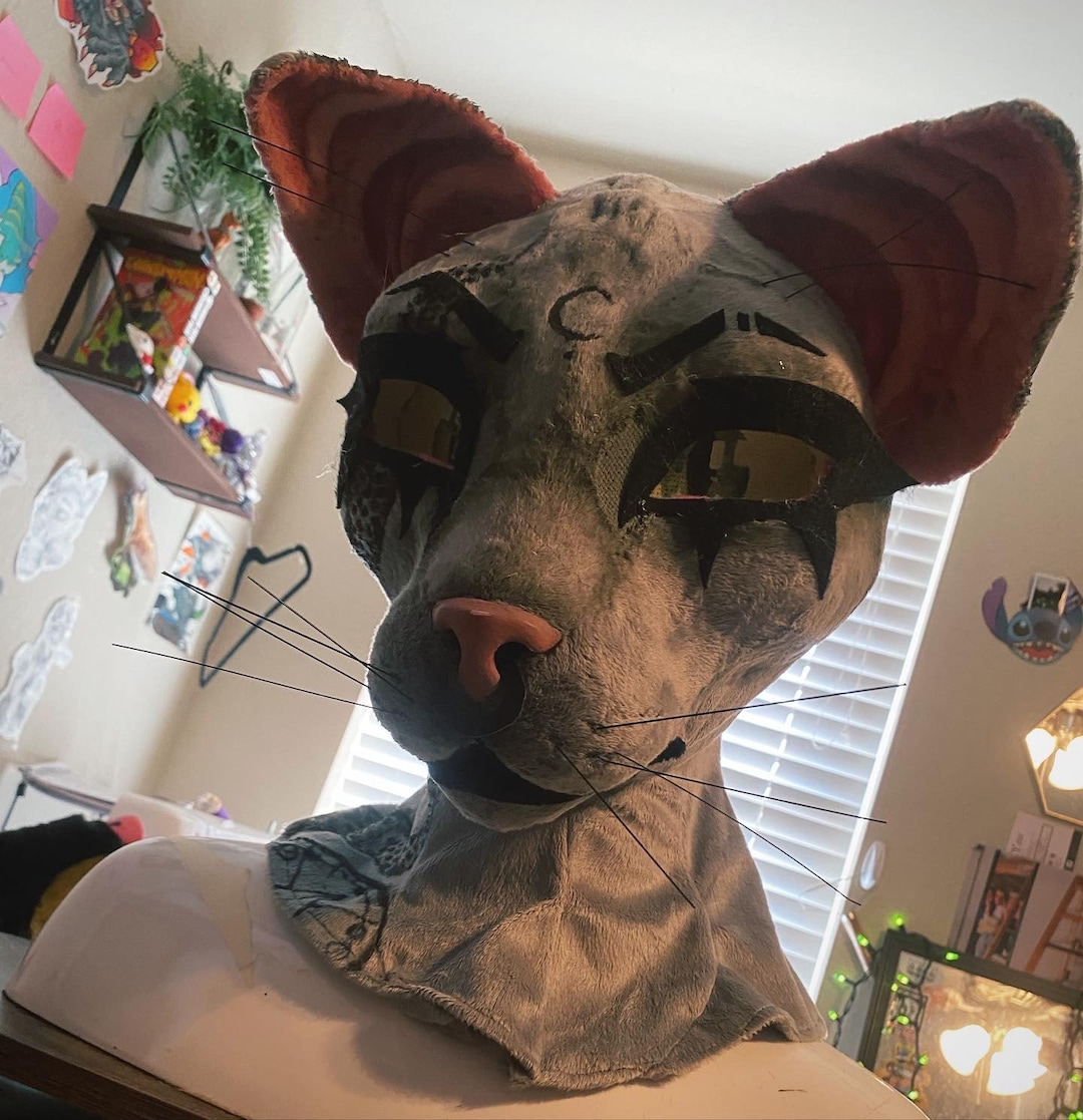 Sphynx Cat FURSUIT HEAD and TAIL Etsy