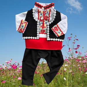 Boy&#39;s Folk Clothes. Folk Costume. Bulgarian Folk Costume. Traditional Costume. Balkan costume