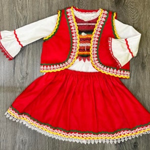 Folk Nouveau Costume. Bulgarian folk costume