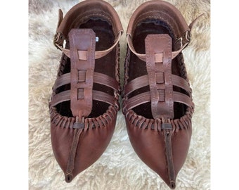 Handmade Cowhide Moccasins, Men's Grounding Shoes. Barefoot Moccasins