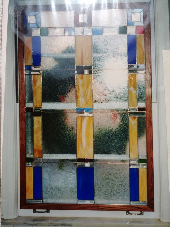 Custom stained glass window inserts deals