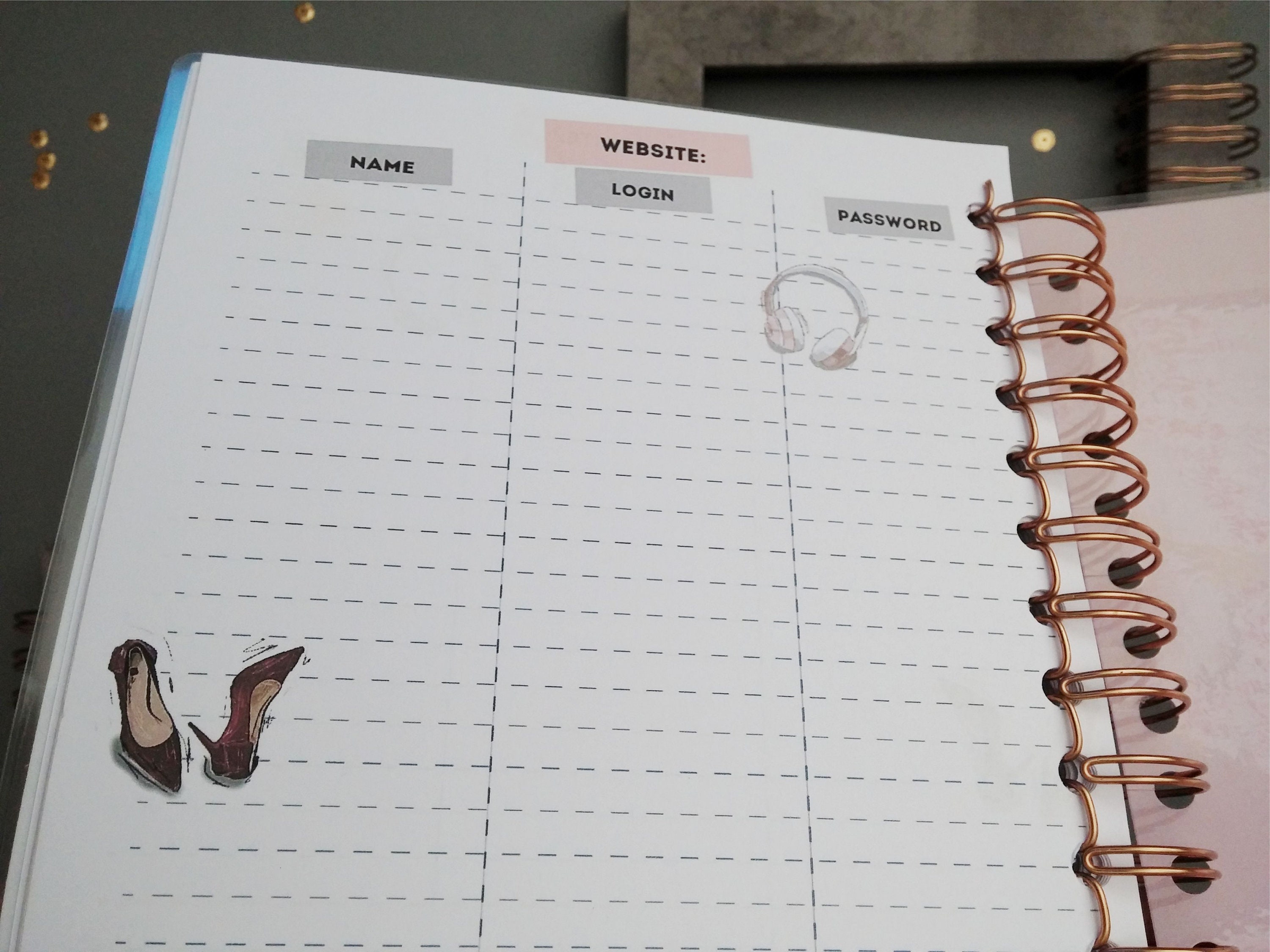Spiral Weekly Planner / Personalised Planner With Soft Cover / Etsy UK