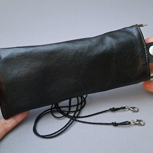 Sac de cou à lunettes / Étui à lunettes Souple / Étui à lunettes / Étui à lunettes en cuir / Étui à lunettes / Étui à lunettes en cuir souple