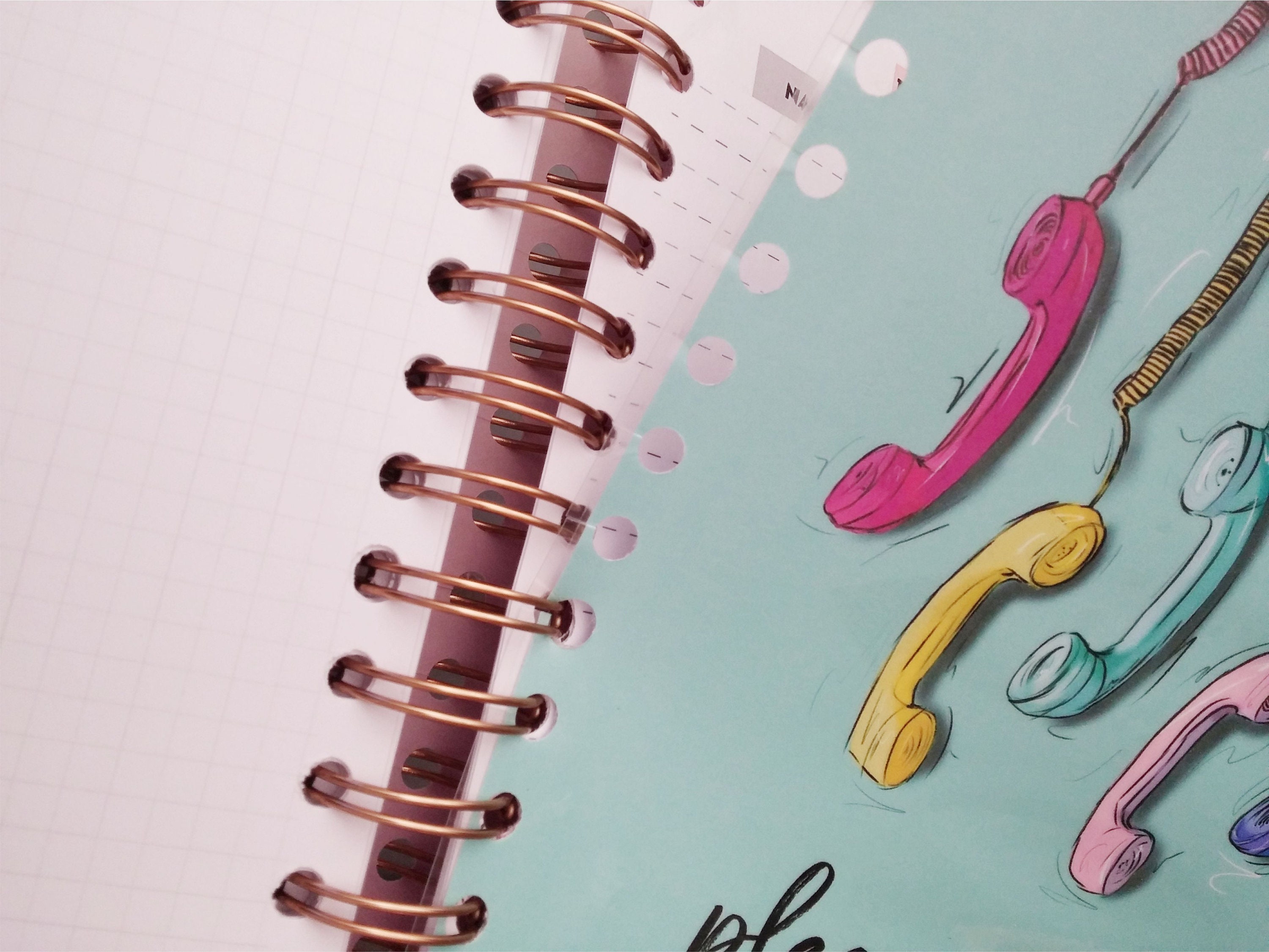 Spiral Weekly Planner / Personalised Planner With Soft Cover / Etsy UK