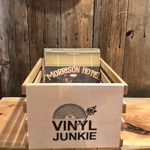 Record Storage Crate - Maple