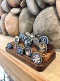 Challenge Coin Display, 3 Tier, Military/First Responder