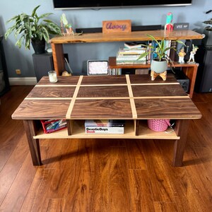 Modern Coffee Table with Inlays