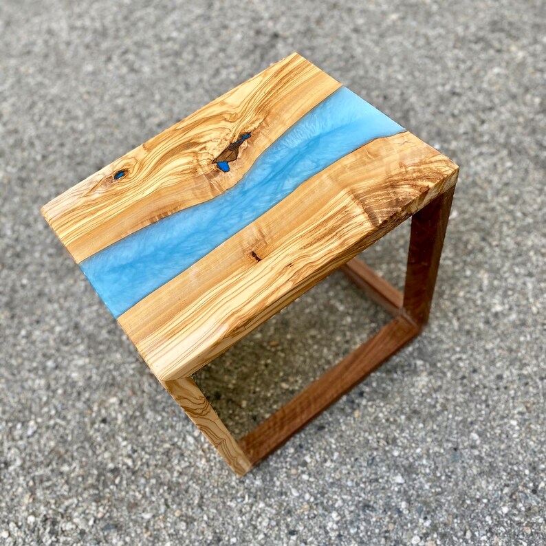 Waterfall End Table Etsy