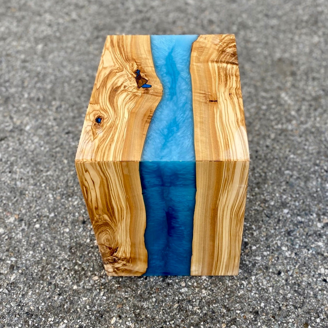 Waterfall End Table Etsy