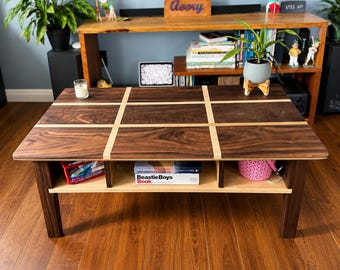 Modern Coffee Table with Inlays