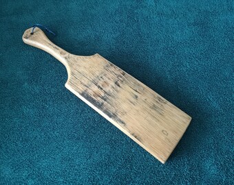 BDSM Spanking Whisky Oak Wooden Paddle | Whisky Barrel | BDSM Paddle by IronicKrafts
