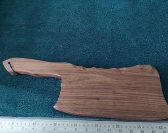 Large Walnut BDSM Cleaver Spanking Whisky Oak Wooden paddle | Over The Knee Impact Play  | BDSM Paddle by IronicKrafts