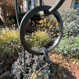 Forged rings for latern/plant hangers