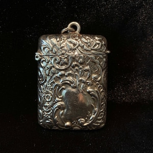 Vesta or Match safe in Art Nouveau style 1899
