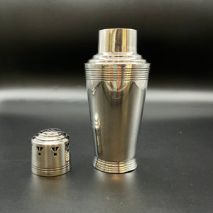 Keith Murray Art Deco sugar sifter made by Mappin and Webb