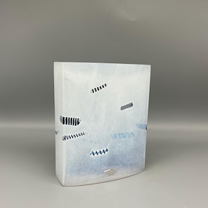 Kosta Boda Liquorice vase designed by Bertil Vallien c1978