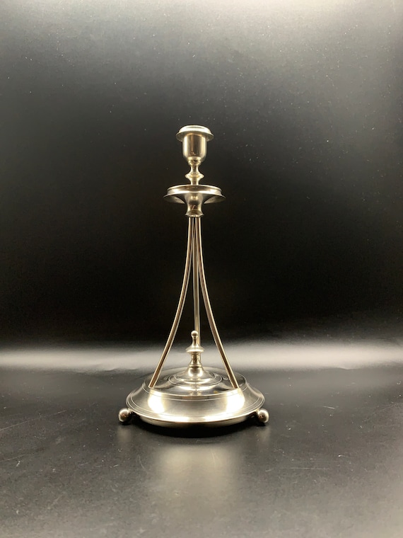 Elegant Jugendstil Swedish candlesticks by Oscar Nillson  from the early 20th Century