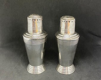 Mappin & Webb Silver - KEITH MURRAY Art Deco - 3 Piece Cruet