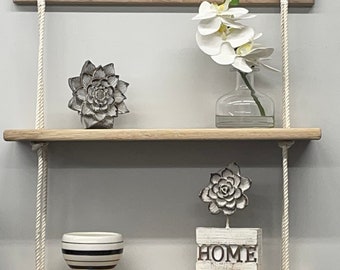 Hanging Rope Shelf