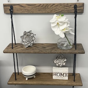 Hanging Rope Shelf