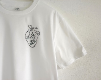 T-shirt coeur anatomique - Cadeau étudiant en médecine - Biologie et science T-shirt unisexe