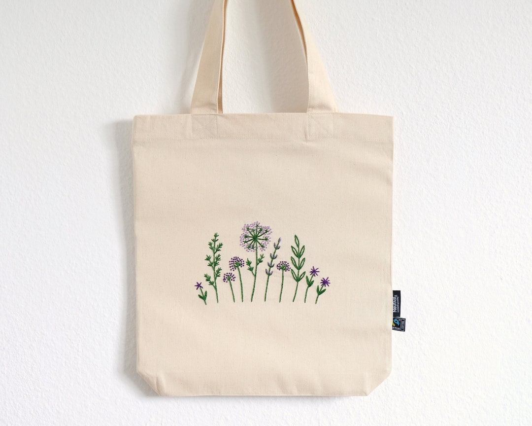CafePress "Best Grammy With Flowers" Natural Canvas Tote Bag - Reusable Shopping Bag, Gift For Grandma, Mother's Day