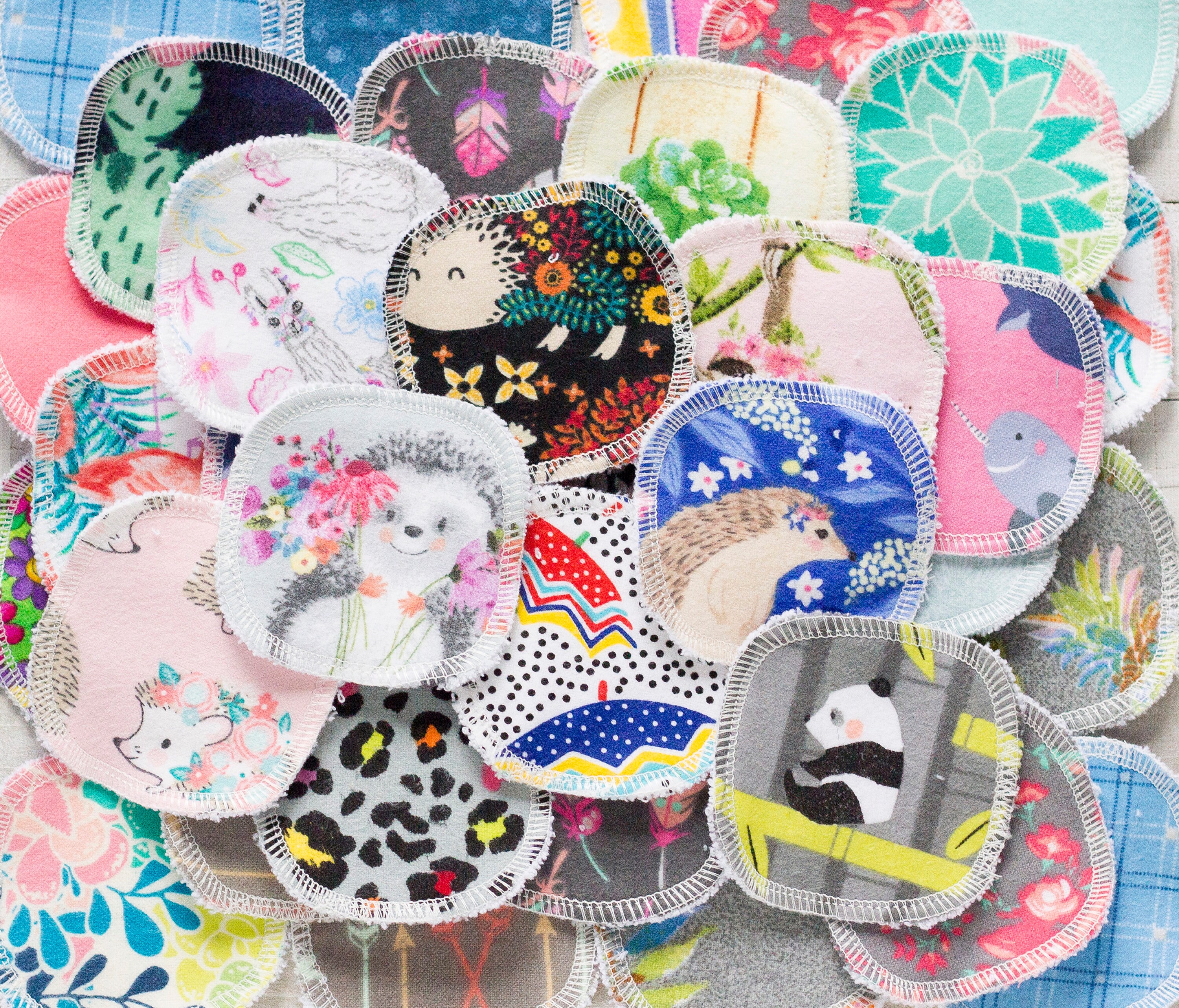 SURPRISE PRINTS Reusable Makeup Pads, Reusable Facial Rounds, Makeup …