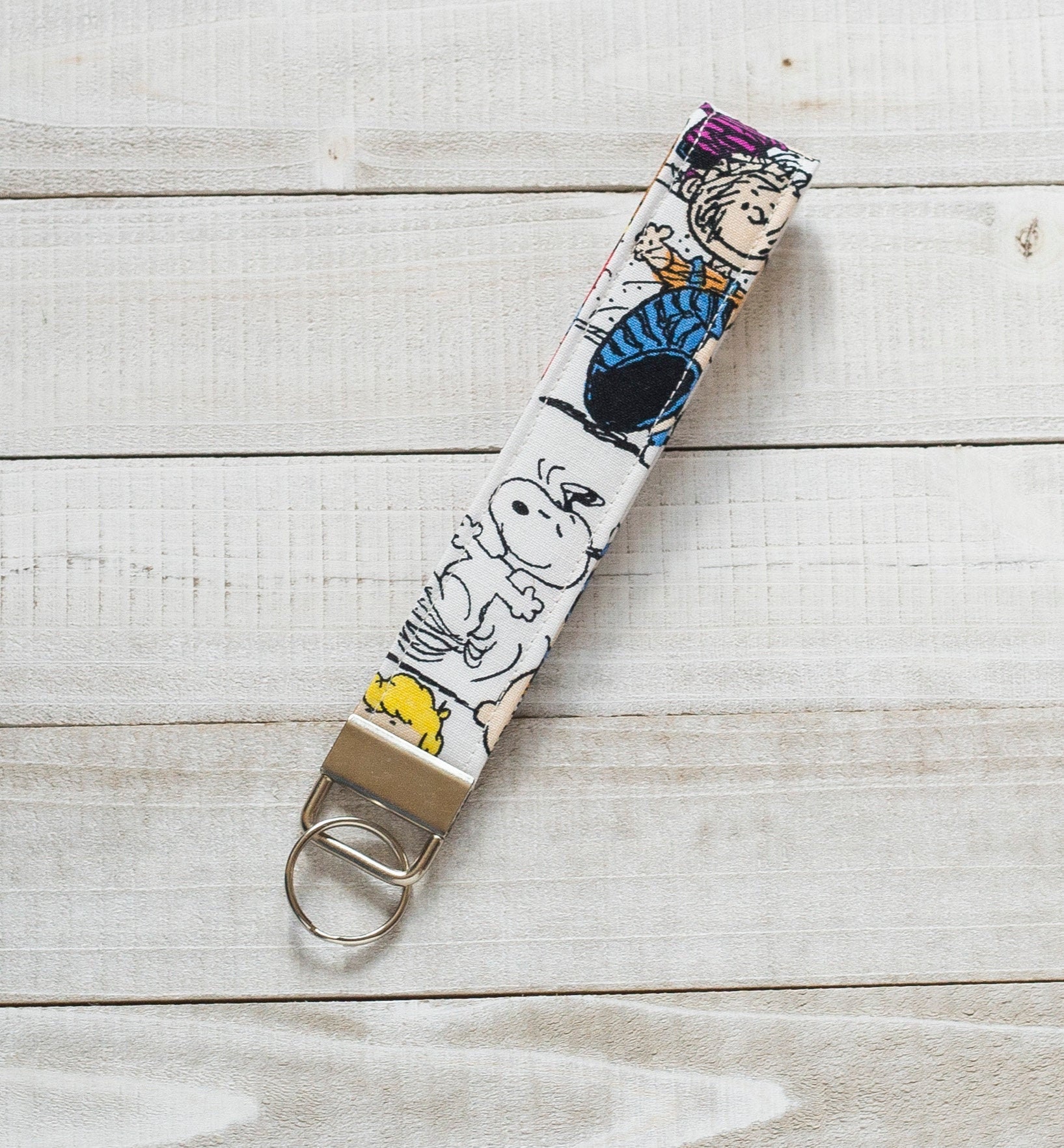 Peanuts Keychain Peanuts Key Fob Snoopy Key Fob Keychain Etsy