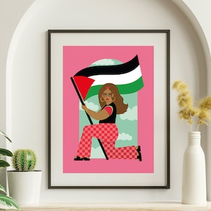 Palestine Flag Fundraising Print