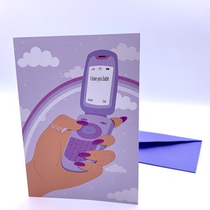 Carte Y2K 'Love You Boo'
